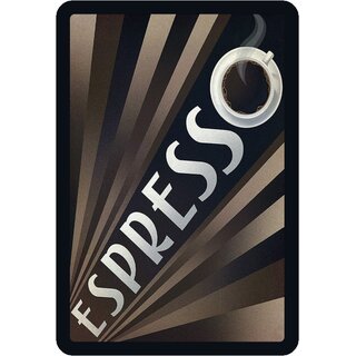 Schild Spruch "Espresso" Tasse 20 x 30 cm