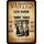 Schild Spruch "Wanted Clyde Barrow, Bonnie Parker, notify the texas rangers" 20 x 30 cm