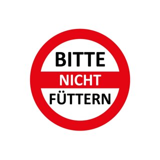 Bitte Nicht Futtern Schild Zum Ausdrucken