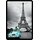 Schild Motiv "Paris Eifelturm, Oldtimer, Liebe" 20 x 30 cm
