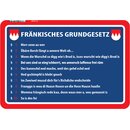 Schild Spruch Fränkisches Grundgesetz Wappen 20 x 30 cm 