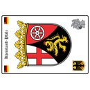 Schild Motiv "Rheinland-Pfalz" Wappen Landkarte...