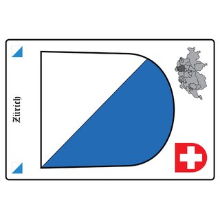 Schild Motiv Zürich Wappen Landkarte Schweiz 20 x 30 cm 