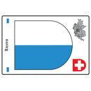 Schild Motiv Luzern Wappen Landkarte Schweiz 20 x 30 cm 