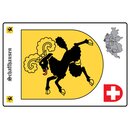 Schild Motiv "Schaffhausen" Wappen Landkarte...