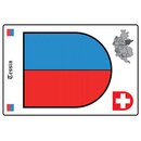 Schild Motiv Tessin Wappen Landkarte Schweiz 20 x 30 cm 