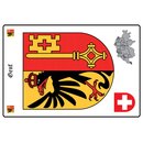 Schild Motiv "Genf" Wappen Landkarte Schweiz 20...