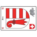 Schild Motiv "Jura" Wappen Landkarte Schweiz 20...