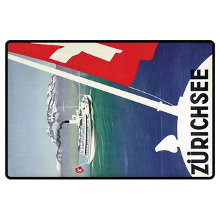 Schild Motiv "Zürichsee" See Landschaft Schiff 20 x 30 cm 