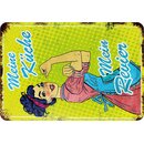 Schild Spruch "Meine Küche, mein Revier"...