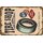 Schild Spruch "Tire Shop Service, new used, open 24 hours" 20 x 30 cm