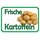 Schild Spruch "Frische Kartoffeln" 20 x 30 cm 