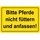 Hinweisschild "Bitte Pferde nicht füttern und anfassen" 20 x 30 cm