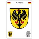 Schild Motiv "Rottweil" Wappen Landkarte 20 x...