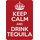 Schild Spruch "Keep Calm and drink Tequila" 20 x 30 cm 