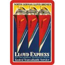 Schild Motiv "North German Lloyd Bremen" Schiff...