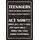 Schild Spruch "Teenagers tired of being harassed, act now" 20 x 30 cm