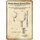 Schild Motiv "Design for a Table Tennis Bat, Tischtennis Schläger Patent" 20 x 30 cm