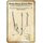 Schild Motiv "Design for a Guitar, E-Gitarre California 1951" 20 x 30 cm