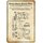 Schild Motiv "Design for wind reed musical instrument, Schlagzeug Patent" 20 x 30 cm