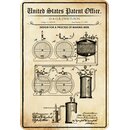Schild Motiv "Design for a process of making beer,...