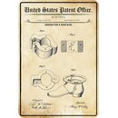 Schild Motiv "Design for a shackles, Fuß...