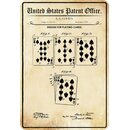Schild Motiv "Design for playing card, Spielkarten...