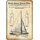 Schild Motiv "Design for a sailboat, Segelboot Patent" 20 x 30 cm