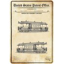 Schild Motiv "Design for a railway car body,...