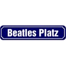 Schild Straße "Beatles Platz" 46 x 10 cm...