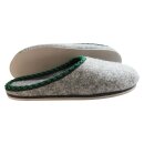 Walker Filzpantoffeln Grau mit Porosohle Größe 48