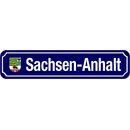 Schild Bundesland "Sachsen-Anhalt" 46 x 10 cm...