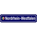 Schild Bundesland "Nordrhein-Westfalen" 46 x 10...