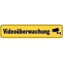 Hinweisschild gelb "Videoüberwachung" 46 x...