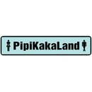 Schild Spruch "PipiKakaLand" 46 x 10 cm...