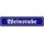 Schild Spruch "Weinstube" 46 x 10 cm blau