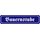 Schild Spruch "Bauernstube" 46 x 10 cm blau