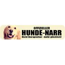 Schild Spruch "Offizieller Hunde-Narr, nicht...