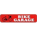 Schild Spruch Bike Garage 46 x 10 cm Fahrradgarage