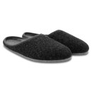 Filzpantoffeln in anthrazit mit Filzsohle Größe 47