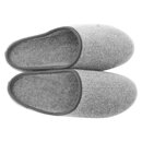 Filzpantoffeln in grau mit Porosohle Größe 39