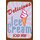 Schild Spruch "Delicious Ice Cream sold here" 20 x 30 cm  Eis Eiscreme