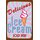 Schild Spruch "Delicious Ice Cream sold here" 20 x 30 cm  Eis Eiscreme