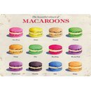 Schild Spruch "Macaroons" 30 x 20 cm 