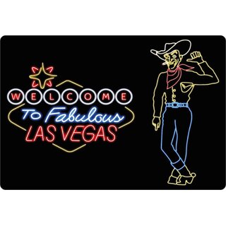 Schild Spruch "Welcome To Fabulous Las Vegas" 30 x 20 cm 