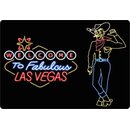 Schild Spruch Welcome To Fabulous Las Vegas 30 x 20 cm 