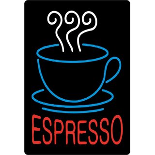 Schild Spruch "Espresso" 20 x 30 cm 