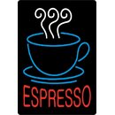 Schild Spruch "Espresso" 20 x 30 cm