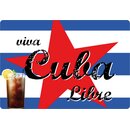 Schild Spruch "Viva Cuba Libre" 30 x 20 cm...