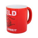 Tasse Held der Arbeit rot